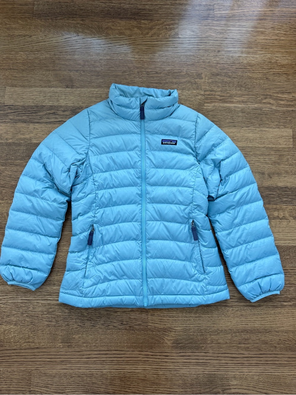 Patagonia Kids Light Blue Down Jacket